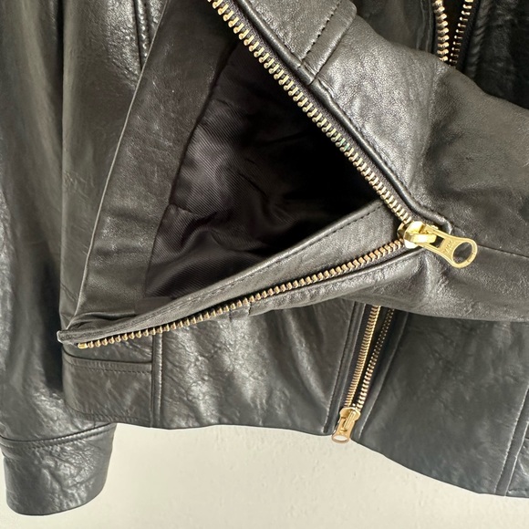 NWT Truth & Pride Genuine Leather Jacket - Picture 7 of 10